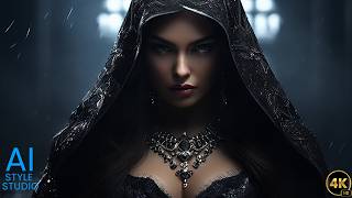 4K AI Art Lookbook Video of Arabian AI Girl ｜ The Enigmatic AI Veiled Girl