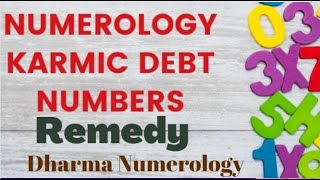 Karmic Debt Number Remedy | Dev Sharrma #free #numerology #remedy #occult #motivation