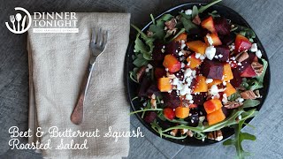 Beet & Butternut Squash Roasted Salad Cook Along