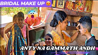 Kushi na bridal makeup 👀 | anty gammath mnthder ✨ | DV 455