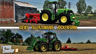 😱 Siewy I Talerzowanie U Jockerfarm W FS19 💪Gaz W Podłogę 🤯John Deere 6830 Premium & John Deere 6220