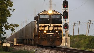 The End of an Era: NS Roadrailer Train 255 Across Central Illinois (8/22/24)