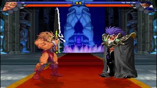 MUGEN ANIME 1.1 LEO RED EARTH VS THE KING LEON STAGE SAVAGE REIGN LAIR OF THE LEON