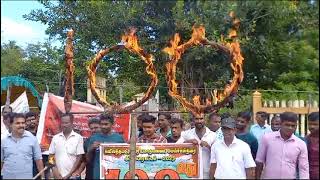 Tamil Livestock Farmers Mark 100 Days of Protest Against Sinhalese Settler Violence in Batticaloa