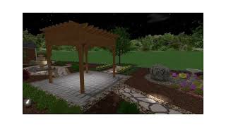 English Garden 3D Landscape Design