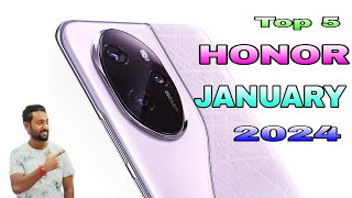 Honor Top 5 Upcoming Mobiles JANUARY 2024#entrystart