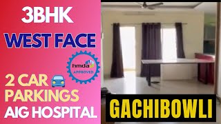 3BHK HMDA West Face Flat Sale in Gachibowli | Resale 3BHK Flat Sale in Gachibowli | HMDA Flats Sale