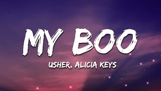 Usher - My Boo (Lyrics) ft. Alicia Keys