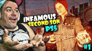 INFAMOUS SECOND SON NO PS5 ! ESSE JOGO É MUITO BOM