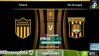 Peñarol Vs The Strongest // ⚽Copa Libertadores 2024⚽ // (Pes 2021 Dream Patch)