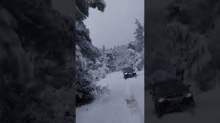 a day in the snow with the jimny