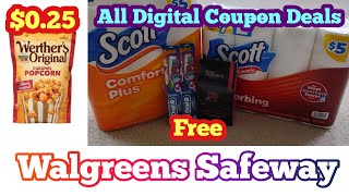 FREEBIES! $0.25 WERTHER'S CARAMEL POPCORN! WALGREENS & SAFEWAY! ALL DIGITAL COUPONS!