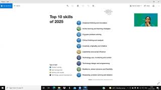 Top Skills for Future by Dr.Neeraja Venkat.