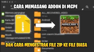 CARA MEMASANG ADDON DI MINECRAFT 1.20 YANG BERBENTUK FILE ZIP !!