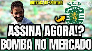 🟢💥 URGENTE! OLHA ISTO! NOVA BOMBA NO MERCADO! NOTÍCIAS DO SPORTING CLUBE DE PORTUGAL