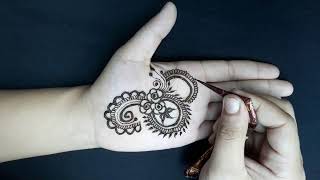 Easy Hand Arabic Mehndi Design | Simple Intricate Mehndi Design |Sumiya Drawing Academy