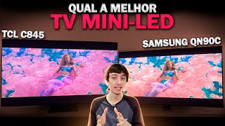 TCL C845 против SAMSUNG QN90C — какой мини-телевизор со светодиодной подсветкой ЛУЧШИЙ в БРАЗИЛИИ?