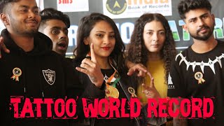 Tattoo World record by Xclusive tattoos | Minimi | Basshole | Assamtalks | Brindavan Garden