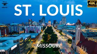 St. Louis 4K Drone Footage | St. Louis, Missouri | Summer 2023