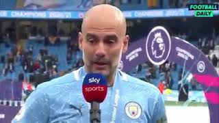 Pep guardiola got emotional in sergi aguero farewale