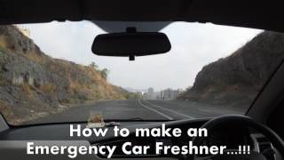 How to make an emergency car freshner at home - DIY