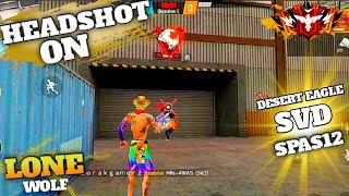 HEADSHOT MASTER ON EVERY WEAPON || CS RANK PUSH || FREE FIRE NEW GAMEPLAY