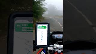 Covered with Fog. #ytshorts #ride #shorts