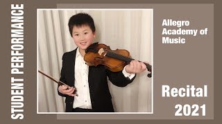 “Night Sky” 2021 Student Recital,  Violin,  Allegro Academy Of Music, Australia