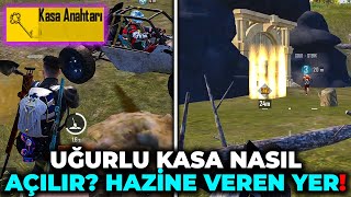 UĞURLU KASA NASIL AÇILIR, KASA ANAHTARI, HAZİNE HARİTASI, HAZİNE BÖLGESİ - PUBG MOBİLE