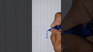 Best handwriting printed handwriting of Extra Think #handwriting #printed