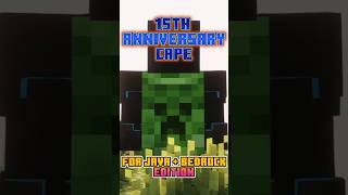 How to Claim Minecraft’s 15th Anniversary Cape 🎉 #fyp #shorts #minecraft #cape #tutorial