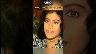 Kajol evaluation from 1992 - 2024🥰🔥#kajol #bollywood #shorts #bollywoodactresses