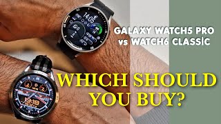 Galaxy Watch 6 Classic 47mm And Galaxy Watch 5 Pro - A Detailed Comparison