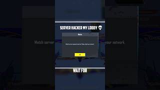 SERVER HACKER MY LOBBY💀 #bgmi  #bgmishorts  #pubgclips #pubgedits