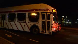 SEPTA - 2011 New Flyer DE40LFR #8481 at 54th and City Ave (the Candycane)