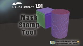 Nomad Sculpt - Mask Stamp Tool - Mask Straight Lines 2 - Panel Lines - Grids  (V1.91 - 6.5.2024)