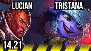 LUCIAN & Thresh vs TRISTANA & Lulu (ADC) | KR Master | 14.21