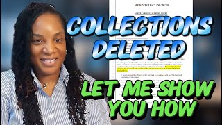 How to Get Collections DELETED Off Your Credit Report