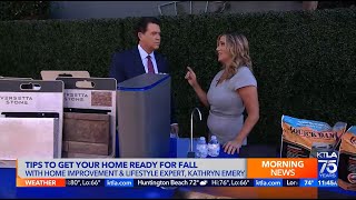 What you need for your home this fall as seen on KTLA Morning News Los Angeles with Kathryn Emery