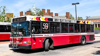 Shuttle UM 2006 Low Floor Gillig Advantage Diesel 35ft #9506 on Route 132 The Varsity