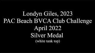 Londyn Giles Switch Blocker 2023 BVCA Club Challenge April 2022