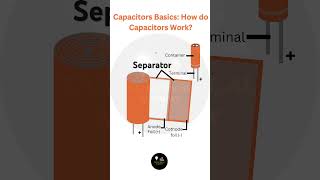 Capacitors Basic: How Do Capacitors Work?? | #shorts