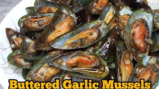 Buttered Garlic Mussels || panlasang pinoy #butteredgarlicmussels #tahongrecipe