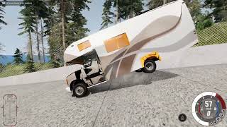 BeamNg Drive | Terrain Test Course Part 33 | Gavril Caravan | Attempt 1