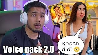 Kaash Scout Voice Pack Create Opening 🔥 | Kaash React On Scout 2.0 Voice Pack 😂 | scOut OP!