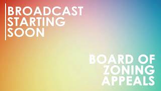 City of Anderson Board of Zoning Appeals - May 27, 2021