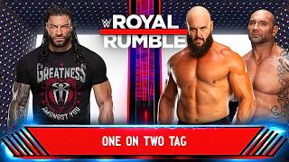 Handicap Match | One on Two | WWE Royal Rumble 2024