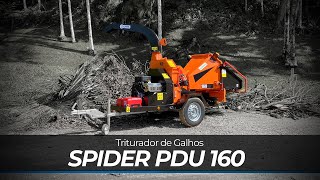 Apresentação do Triturador de Galhos e Podas Urbanas    SPIDER PDU 160 G