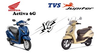 Honda Activa 6g VS TVS Jupiter | Detailed Comparison | Shivam Chaubey