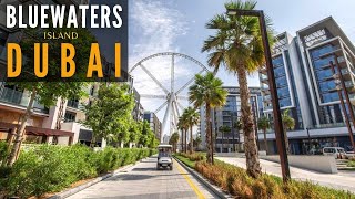 Walk from JBR beach to bluewaters island dubai | Ep2 | 4K | Dubai Tourist Attractions